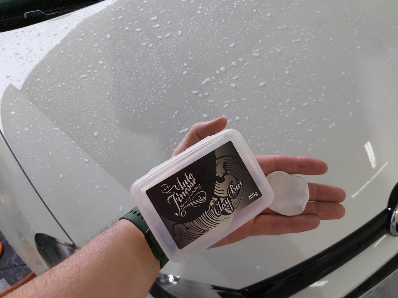 gas detail madrid detailing artesanal claybar clay bar arcilla 2