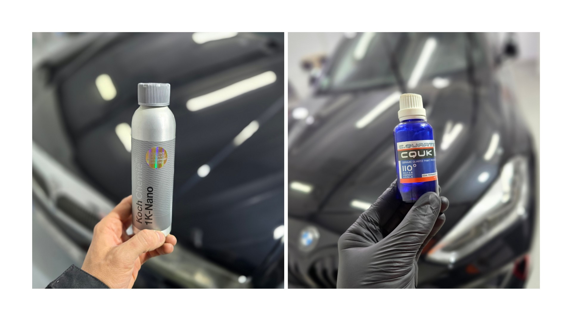 Productos para pulir coche con acabado cerámico